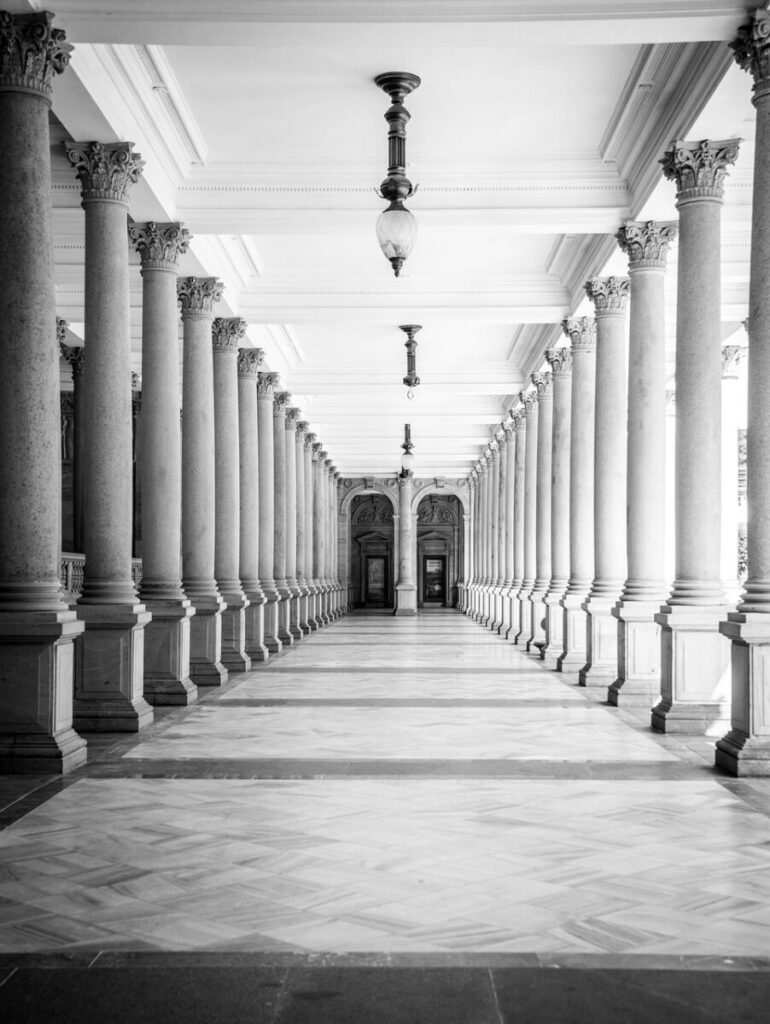hall, architecture, colonnade, columns, building, marble, czech republic, karlsbad, karlovy vary, karlovy-vary, bohemia
