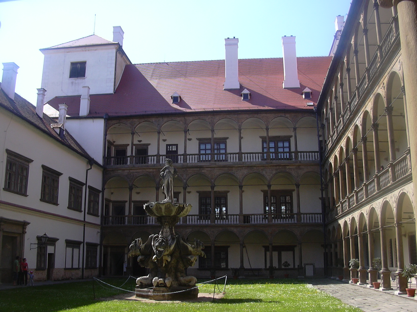 Exteriér zámku Bučovice