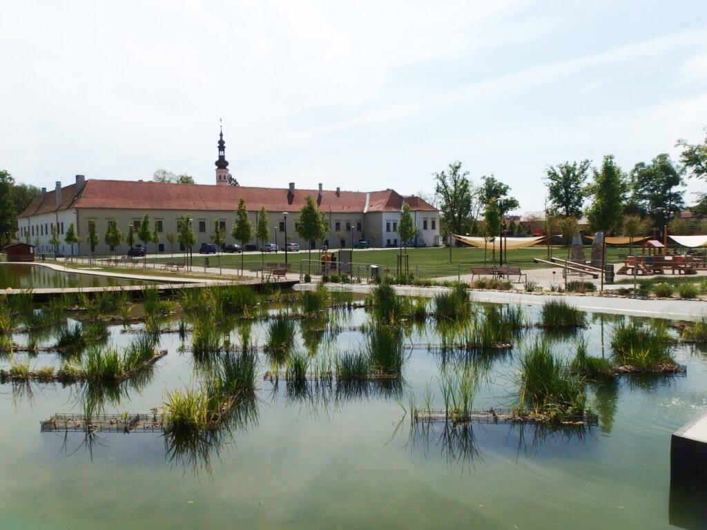 Přírodní koupaliště biotop Oslavany s čisticí zónou
