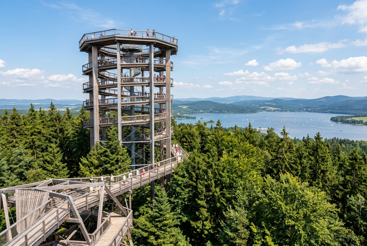 Stezka korunami stromů Lipno