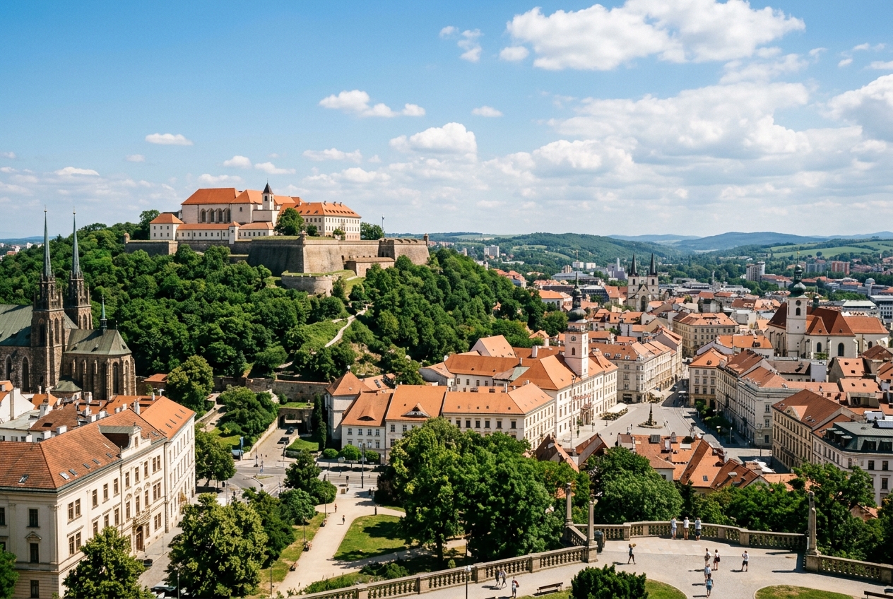 Královský hrad Špilberk v Brně